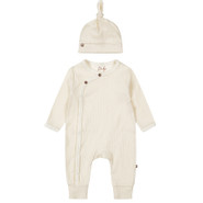 Dirkje Organic Off White Maat 50 Boxpakje met Mutsje MamaLoes