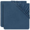 Jollein Jersey Jeans Blue 60 x 120 cm 2 Stuks Ledikant Hoeslaken 2511-507-66035