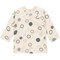 Lassig GOTS Circles Off-White Maat 50/56 Lange Mouw Overslag Shirtje 1531011142-56