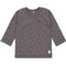 Lassig GOTS Spots Anthracite Maat 50/56 Lange Mouw Overslag Shirtje 1531011260-56