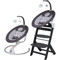 Babygo Homey Dark Grey/Black Babyschommel en Kinderstoel Set 19013