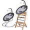 Babygo Homey Dark Grey/Nature Babyschommel en Kinderstoel Set 19011