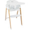 BabyGo Levels White Wood Kinderstoel