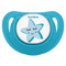 Bambino Ster Turquoise No. 1 (0-6m) Orthodontische Silicone Fopspeen P2558