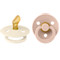 Bibs Ivory/Blush 0-6 mnd 2 Stuks Anatomische Fopspeen