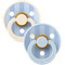 Bibs Studio Baby Blue/Dusty Blue 0-6 mnd 2 Stuks Fopspeen 11022103
