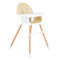 Cangaroo Gelato Beige 2-in-1 Houten Kinderstoel