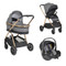 Cangaroo Hydra Grey 3-in-1 Kinderwagen Incl. i-Size Autostoel