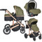 Cangaroo Thira Green 3-in-1 Combi Kinderwagen incl. Autostoel