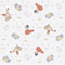 Ceba Giraffe & Friends 120 x 120 cm Beschermende Speel- en Knutselmat W-308-000-637