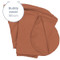 Doomoo Buddy Tetra Jersey Terracotta Voedingskussenhoes BC B82