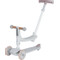 Eco Toys Flynn Wit/Beige 3-in-1 Kinderstep met Duwstang