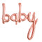 Jep-Party 'Baby' Rose Folieballon FB42M-019R