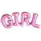 Jep-Party 'Girl' Roze 74 cm Folieballon FB7M-081