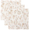 Jollein Bloomy 3 Stuks Hydrofiel Monddoekjes 537-848-68076