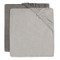 Jollein Soft Grey/Storm Grey 50 x 70 cm Badstof Aankleedkussenhoes 2 Stuks 2550-503-00159