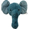 Label Label Elephant Elly Blauw Muurdecoratie LLPL-03918