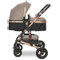 Lorelli Alba Premium Pearl Beige 3-in-1 Combi Kinderwagen incl. Spirit Autostoel