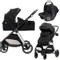 Lorelli Aspen Black 3-in-1 Combi Kinderwagen incl. i-Size Autostoel