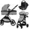 Lorelli Aspen Grey 3-in-1 Combi Kinderwagen incl. i-Size Autostoel