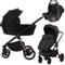 Lorelli Bianca Black 3-in-1 Kinderwagen incl. i-Size Autostoel