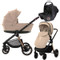 Lorelli Bianca Warm Beige 3-in-1 Kinderwagen incl. i-Size Autostoel