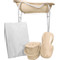 MamaLoes Beige Badset Incl. Witte Badstandaard