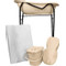 MamaLoes Beige Badset Incl. Zwarte Badstandaard