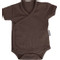 MamaLoes Chocolade Maat 68 Korte Mouw Overslag Romper ML010258