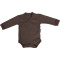 MamaLoes Chocolade Maat 62 Lange Mouw Overslag Romper ML010248