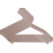 MamaLoes Kledinghangers Kunststof Beige 12 stuks