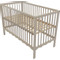 MamaLoes Luno Wave Beige 60 x 120 cm Ledikant + Ledikantmatras