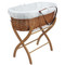 MamaLoes Rotan Naturel Draagwieg met Witte Bekleding 66936