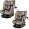 MamaLoes Sef Taupe 40-150 cm 360° i-Size Autostoel – Set van 2