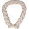 MamaLoes Soft Cotton Ecru 210 cm Braided Bedbumper ML020504