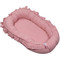 MamaLoes Soft Cotton Ruffle Licht Roze Babynest ML020113