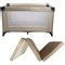 MamaLoes Soof Beige Campingbed + Opvouwbaar Matras in Tas