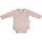 MamaLoes Zand Maat 62 Lange Mouw Overslag Romper ML010251