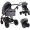 Moni All Road Grey 3-in-1 Combi Kinderwagen incl. i-Size Autostoel 112020