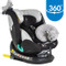 Moni Serengeti Light Grey 40-150 cm i-Size 360° Autostoel 111038