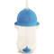Munchkin 296ml 12m+ Click Lock Tip & Sip Sippy Straw Cup Blauw Anti-lek Beker 012461