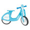 Pilsan Retro Blauw Houten Loopfiets 02002