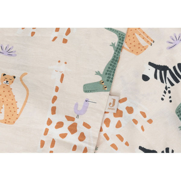Jollein Jungle Jambo Dekbedovertrek en Sloop 100 x 140 cm 003-005-67090