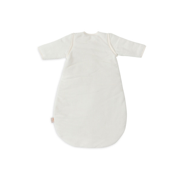 Jollein Rib Ivory Round 110 cm Slaapzak met Afritsbare Mouwen 016-542-67106