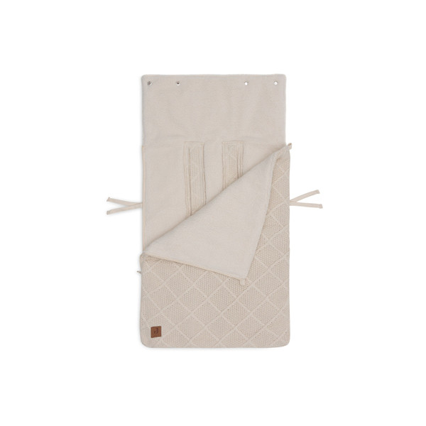 Jollein Check Knit Oatmeal 3/5 punts 0-9 Maanden Autostoel Voetenzak 025-811-68038