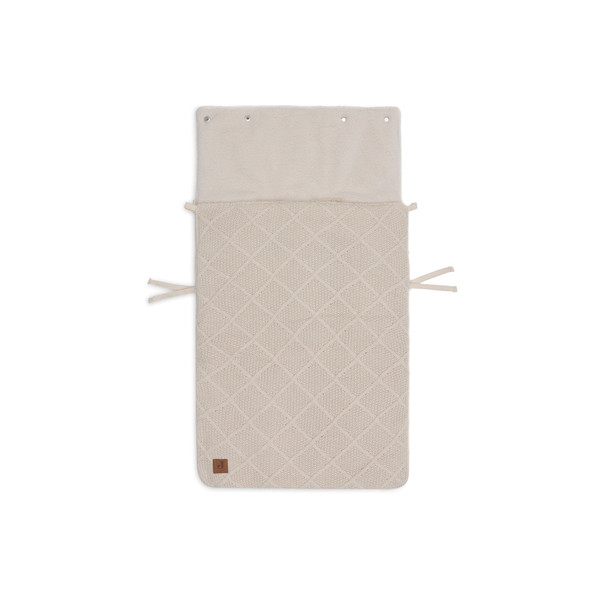 Jollein Check Knit Oatmeal 3/5 punts 0-9 Maanden Autostoel Voetenzak 025-811-68038