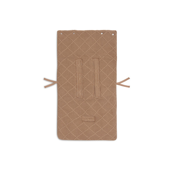 Jollein Check Knit Biscuit 3/5 punts 0-9 Maanden Autostoel Voetenzak 025-811-68039
