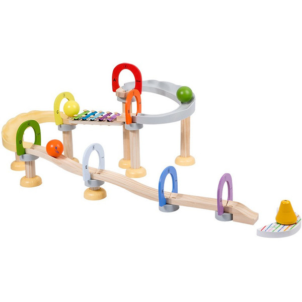 Eco Toys Houten XL Knikkerbaan HC732459