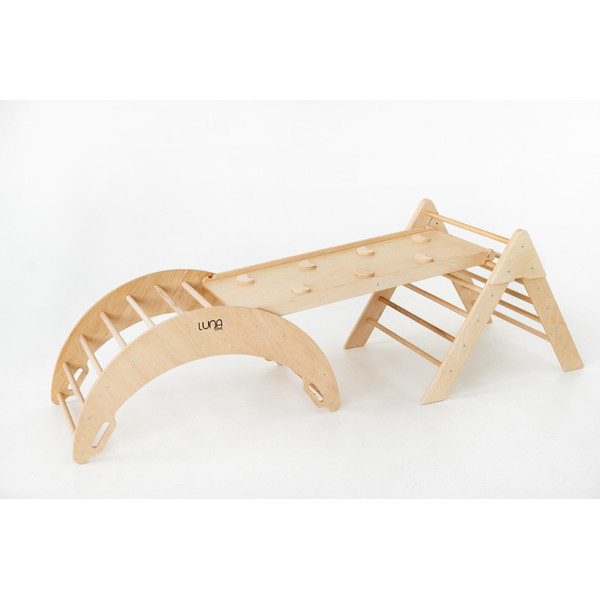 Luna Toys Naturel ECO Houten Klimboog LU-36882