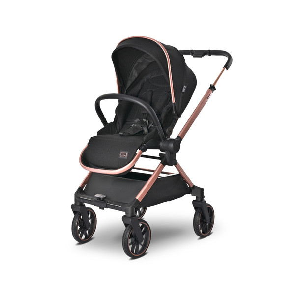 Lorelli Reya Black 3-in-1 Kinderwagen incl. Autostoel 1002195-2401